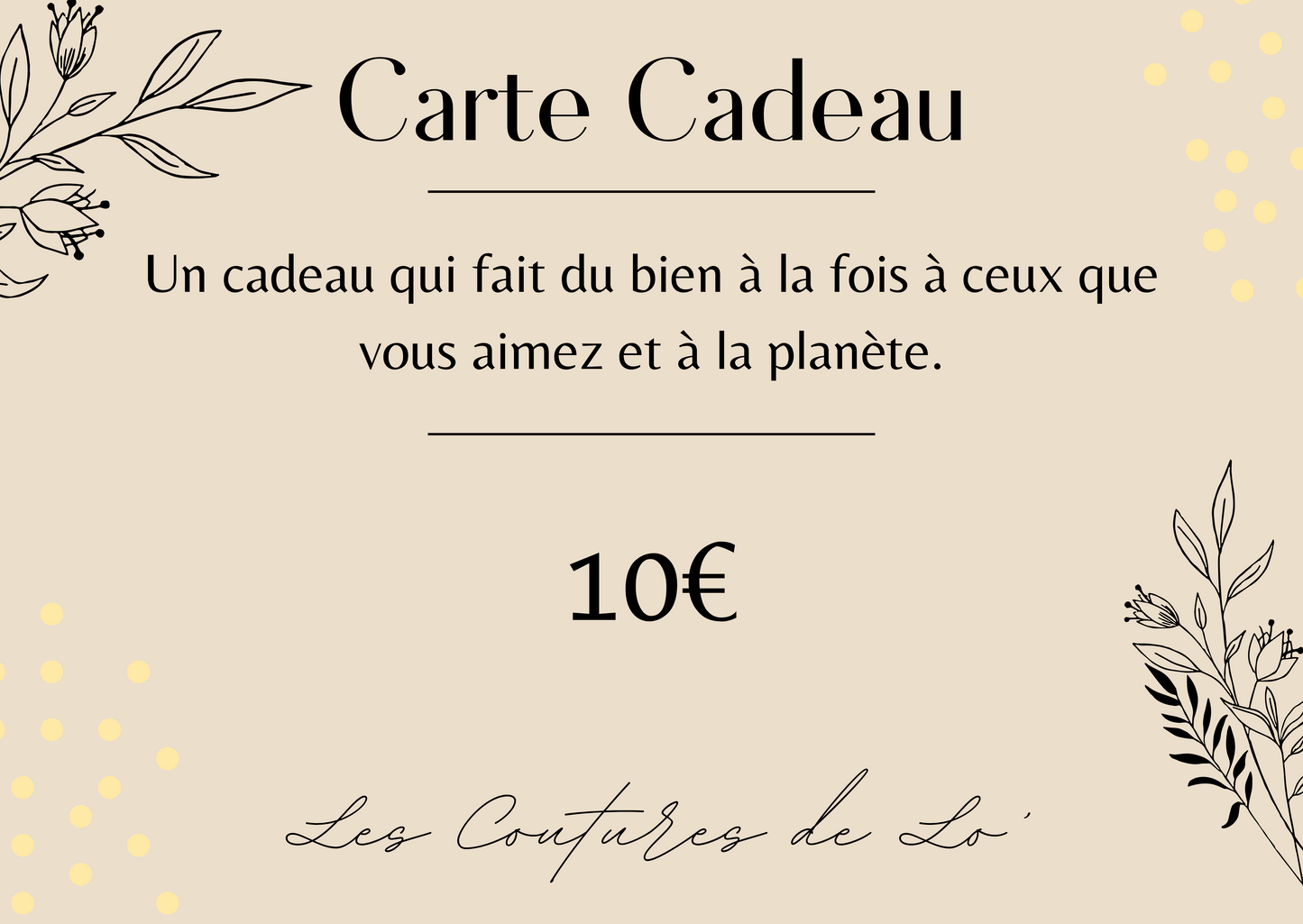 Carte cadeau