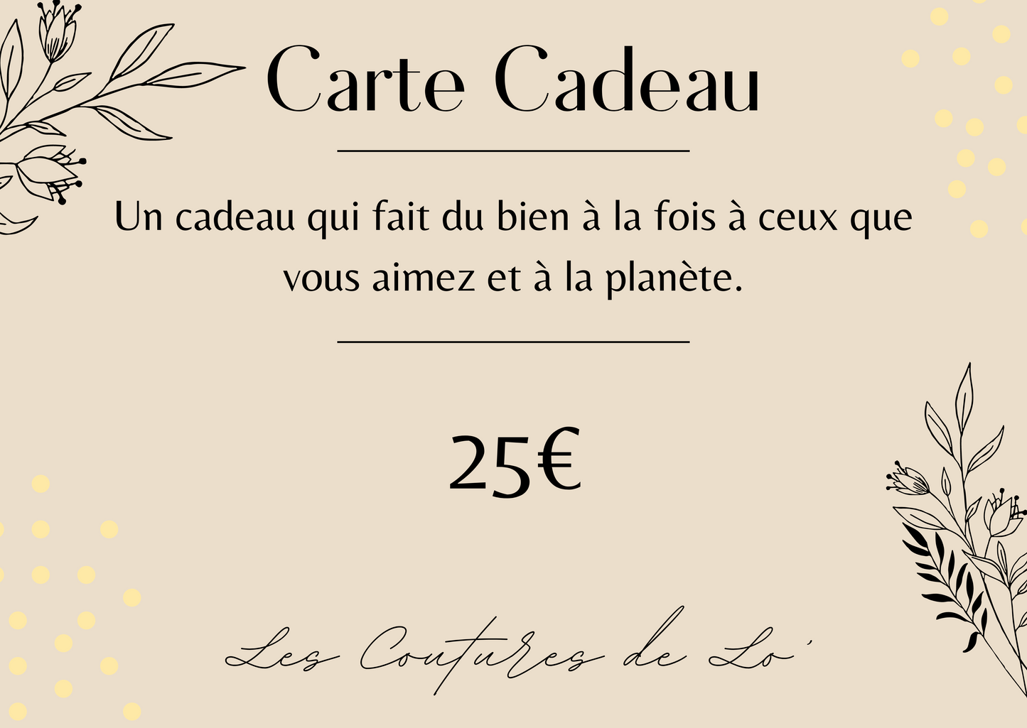 Carte cadeau