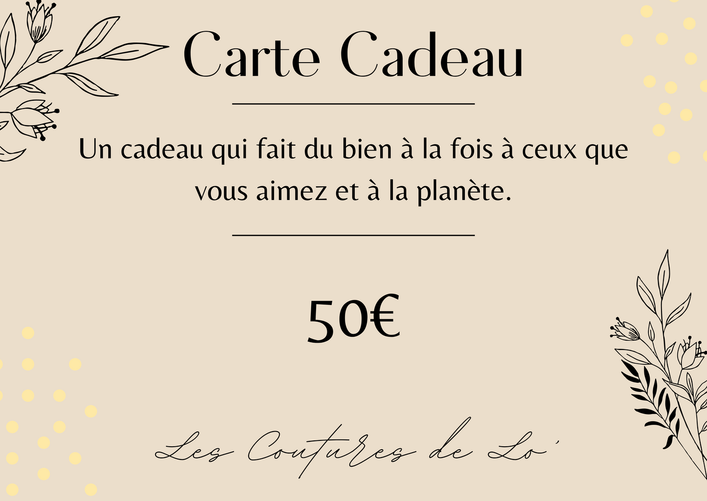 Carte cadeau